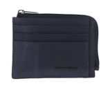 PIQUADRO Ronnie Zipper Coin Pouch RFID Night Blue PIQUADRO Ronnie Zipper Coin Pouch RFID Night Blue