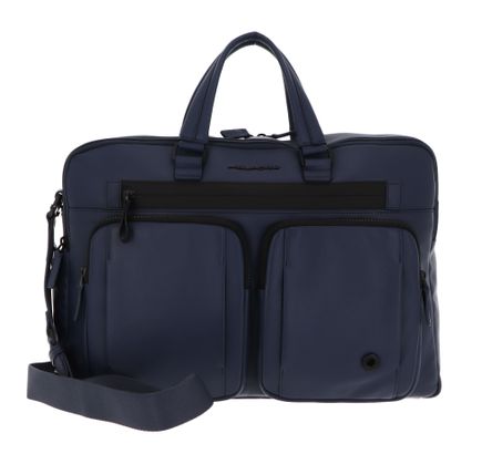 PIQUADRO Charlie Computer And Tablet Portfolio Briefcase Prussian Blue