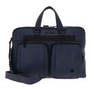 PIQUADRO Charlie Computer And Tablet Portfolio Briefcase Prussian Blue PIQUADRO Charlie Computer And Tablet Portfolio Briefcase Prussian Blue