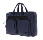 PIQUADRO Charlie Computer And Tablet Portfolio Briefcase Prussian Blue PIQUADRO Charlie Computer And Tablet Portfolio Briefcase Prussian Blue