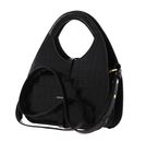 COCCINELLE Coccinelle Cosima Croco Handbag Noir / Noir