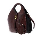 COCCINELLE Coccinelle Cosima Croco Handbag Vintage / Noir COCCINELLE Coccinelle Cosima Croco Handbag Vintage / Noir
