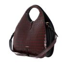 COCCINELLE Coccinelle Cosima Croco Handbag Vintage / Noir COCCINELLE Coccinelle Cosima Croco Handbag Vintage / Noir