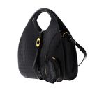COCCINELLE Coccinelle Cosima Croco Handbag Noir / Noir COCCINELLE Coccinelle Cosima Croco Handbag Noir / Noir