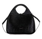 COCCINELLE Coccinelle Cosima Croco Handbag Noir / Noir COCCINELLE Coccinelle Cosima Croco Handbag Noir / Noir
