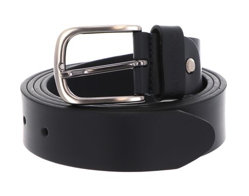 VALENTINO Bairone Leather Belt W105 Blu