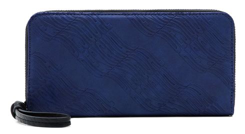 Desigual Mone Logorama Fiona Long Wallet Blue