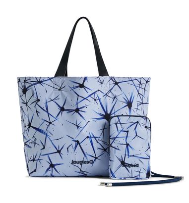 Desigual Accessories Fabric Asterix Namibia Shopping Bag Blue