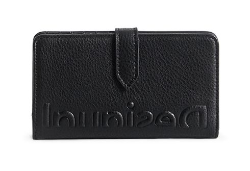 Desigual Mone Half Logo Pia Medium Wallet Black