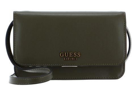 GUESS Laurel SLG Phone Crossbody Olive