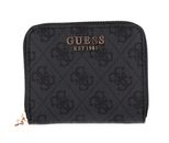 GUESS Laurel SLG Small Zip Around S Coal Logo GUESS Laurel SLG Small Zip Around S Coal Logo