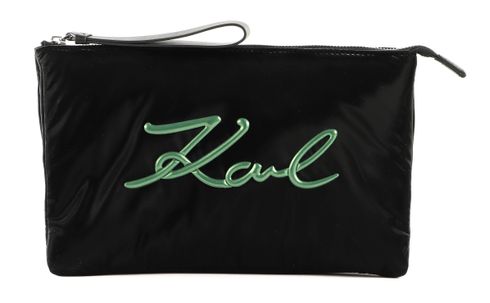 KARL LAGERFELD K / Signature Soft Pouch Black