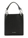 KARL LAGERFELD K / Ikonik Leather Bucket Bag Black KARL LAGERFELD K / Ikonik Leather Bucket Bag Black