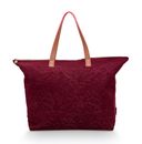 Pip Studio Tote Bag Velvet Quiltey Days Red