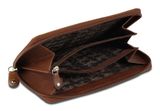 mano Don Montez Long Zip Wallet Large Cognac mano Don Montez Long Zip Wallet Large Cognac