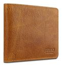 mano Don Pietro Coin Wallet with Flap Cognac