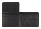 mano Don Montez Mini Coin Wallet with Flap Black mano Don Montez Mini Coin Wallet with Flap Black