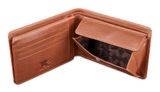 mano Don Montez Coin Wallet with Flap Cognac