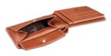 mano Don Montez Coin Wallet with Flap Cognac