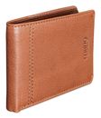 mano Don Montez Coin Wallet with Flap Cognac