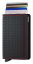 Secrid Slimwallet Perforated Black - Red