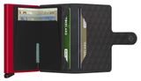 Secrid Miniwallet Optical Black - Red Secrid Miniwallet Optical Black - Red
