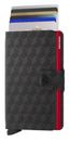 Secrid Miniwallet Optical Black - Red Secrid Miniwallet Optical Black - Red
