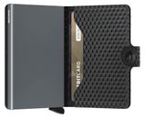 Secrid Miniwallet Cubic Black - Titanium
