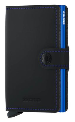 Secrid Miniwallet Matte Black & Blue