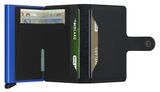 Secrid Miniwallet Matte Black & Blue Secrid Miniwallet Matte Black & Blue