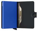 Secrid Miniwallet Matte Black & Blue Secrid Miniwallet Matte Black & Blue