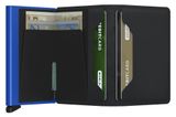 Secrid Slimwallet Matte Black & Blue Secrid Slimwallet Matte Black & Blue