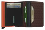 Secrid Slimwallet Optical Brown - Orange