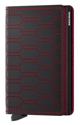 Secrid Slimwallet Fuel Black - Red