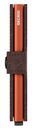 Secrid Miniwallet Optical Brown - Orange Secrid Miniwallet Optical Brown - Orange