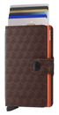Secrid Miniwallet Optical Brown - Orange Secrid Miniwallet Optical Brown - Orange