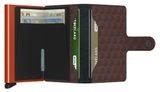 Secrid Miniwallet Optical Brown - Orange Secrid Miniwallet Optical Brown - Orange
