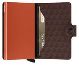 Secrid Miniwallet Optical Brown - Orange Secrid Miniwallet Optical Brown - Orange