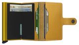 Secrid Miniwallet Crisple Ochre Secrid Miniwallet Crisple Ochre