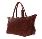 BUCKLE & SEAM Linwood Weekender Cognac / Blue BUCKLE & SEAM Linwood Weekender Cognac / Blue