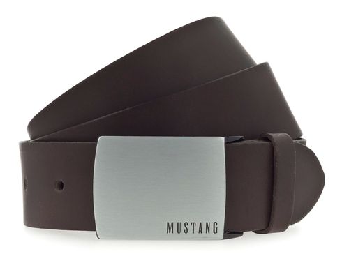 MUSTANG Classic Belt W90 Dark Brown - kürzbar