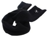 Calvin Klein CKJ Monogram Embroidery Scarf Black Calvin Klein CKJ Monogram Embroidery Scarf Black