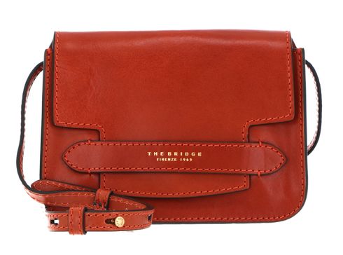 THE BRIDGE Lucrezia Crossbody Bag Rust / Oro