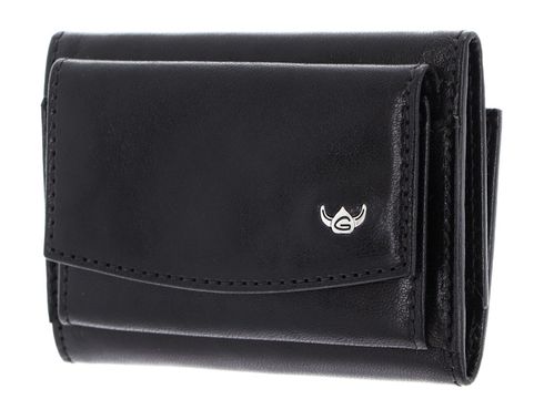 Golden Head Colorado RFID Petite Billfold Coin Wallet Black