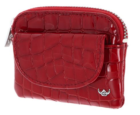 Golden Head Cayenne Zipped Key Case Cherry
