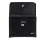 Golden Head Colorado RFID Protect Billfold Coin Wallet With Flap Black