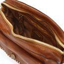 CAMPOMAGGI Bowling Bag Cognac