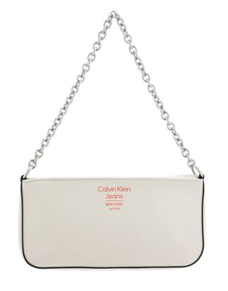 Calvin Klein CKJ Sculpted Shoulder Pouch25 Spec Eggshell