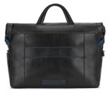 PIQUADRO Blue Square Revamp Bike Computer Messenger Bag Nero PIQUADRO Blue Square Revamp Bike Computer Messenger Bag Nero