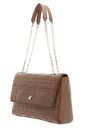 Calvin Klein Re-Lock Quilt Shoulder Bag L Safari Canvas